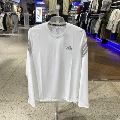 正品阿迪达斯男运动长袖T恤