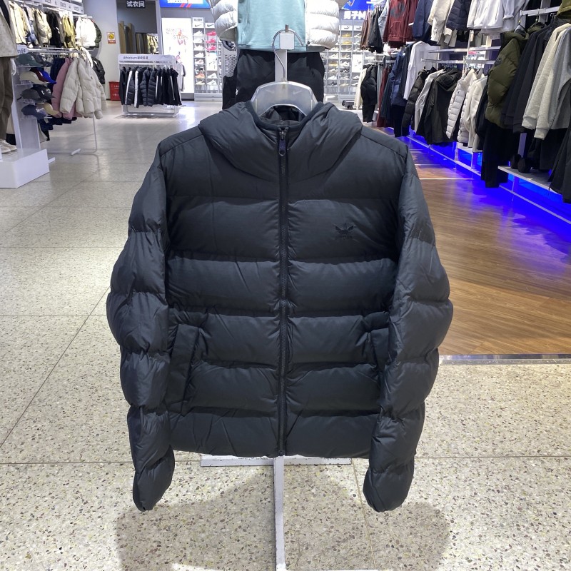 正品阿迪达斯ADIDAS三叶草男棉服