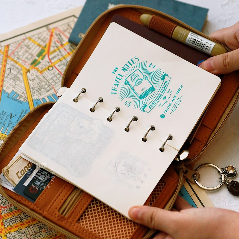 M5 A7活页拓展插片 本子事多6孔金属活页本插板 手帐变活页拓展夹