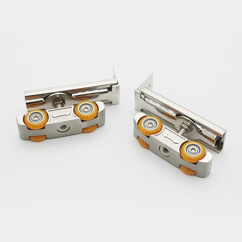 超静音吊轮4轮 木门滑轮 推拉门吊轨道吊滑移门吊轮  木门专用轮