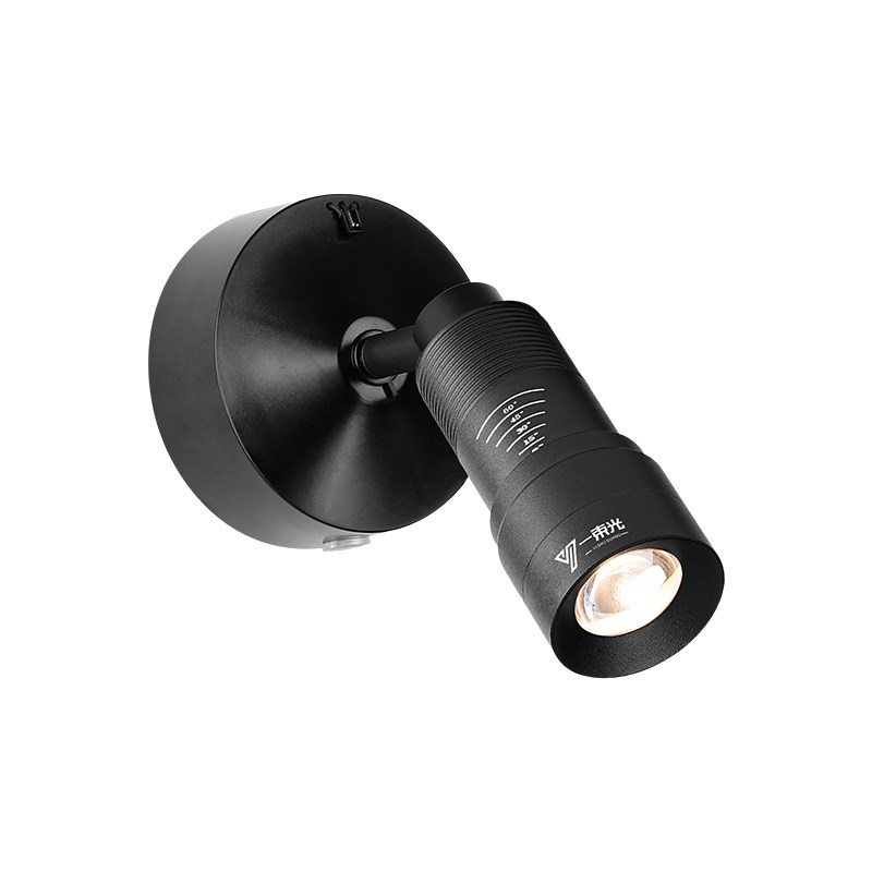 一束光调焦射灯充电茶室免布线无线遥控神像佛龛植物摆件玄关柜灯