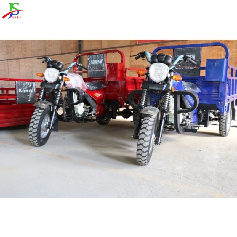 农用拉粮汽油摩托车 工地建筑三轮摩托车 Agricultural tricycle