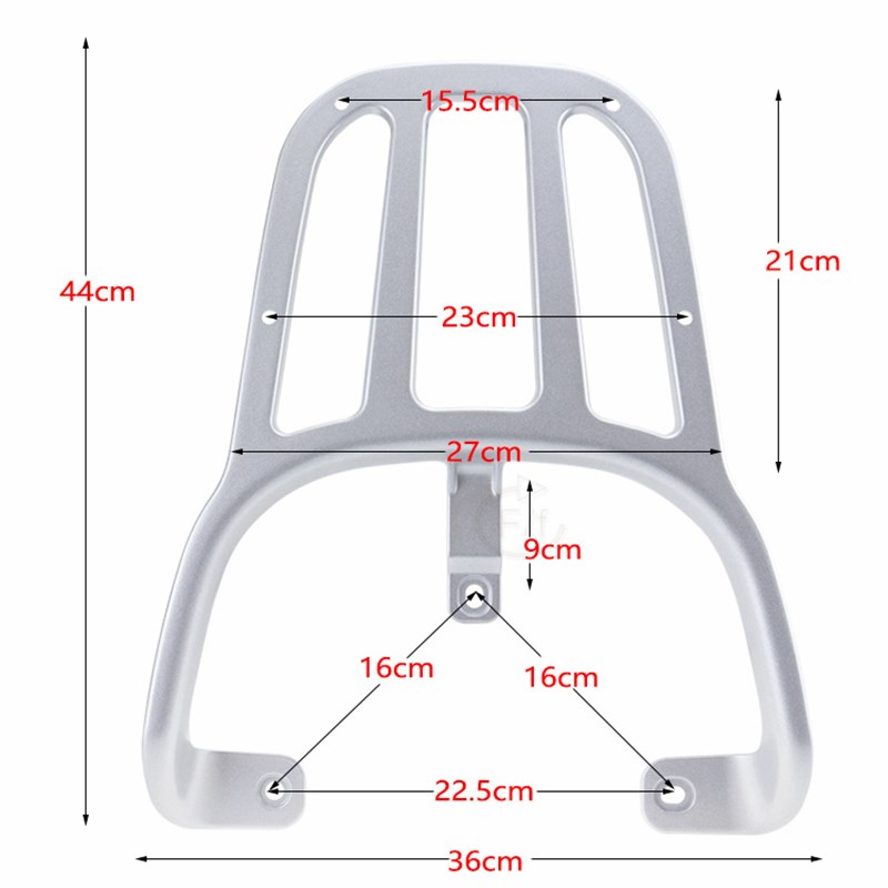 适用雅迪冠能DG9草莓熊电动车尾架电瓶车Q9货架尾箱后备箱长支架