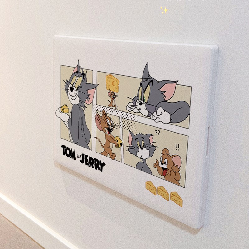 卡通创意电表箱装饰画新款电表箱盒遮挡画装饰配电箱盖板遮丑贴纸