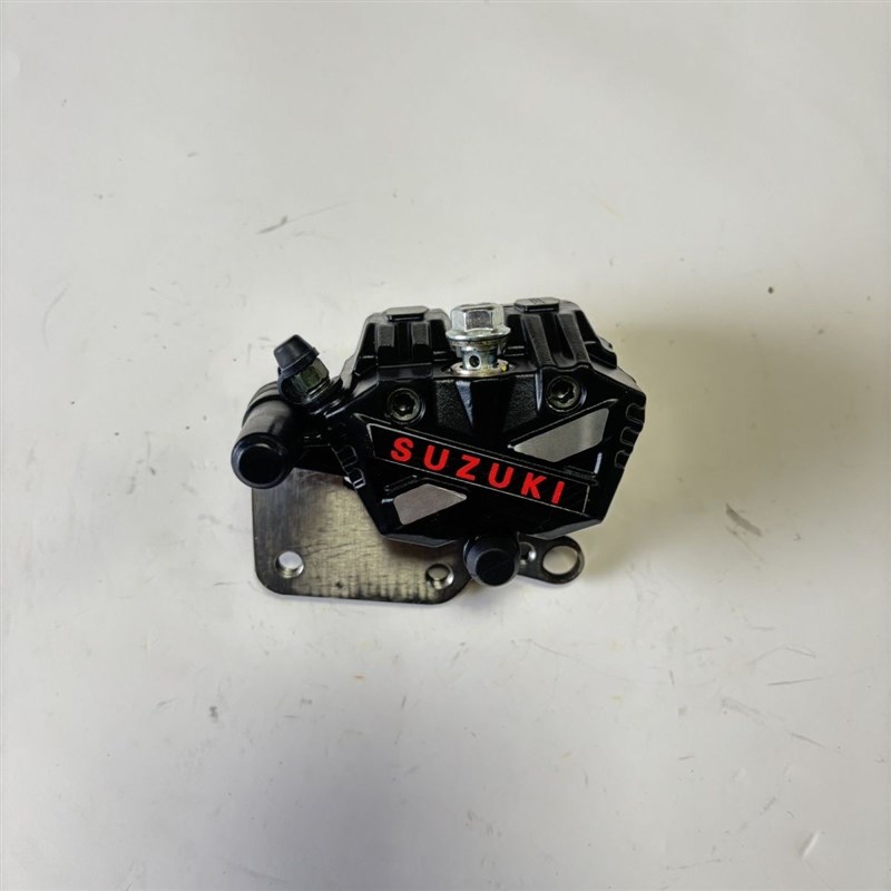 适用铃木UU125/UY125/UE改装升级前刹车卡钳双活塞刹车下泵刹车盘