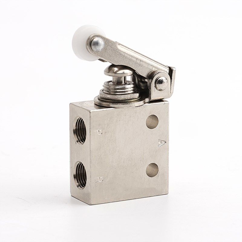 铜镀镍钮子机械阀空气按钮按压开关TAC2-31/41V/3/4/P/PP手动TV3S