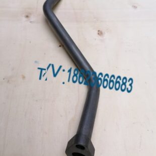 山推引擎机油管重康NTA855发动机增压机回油管4061409带法兰铁管