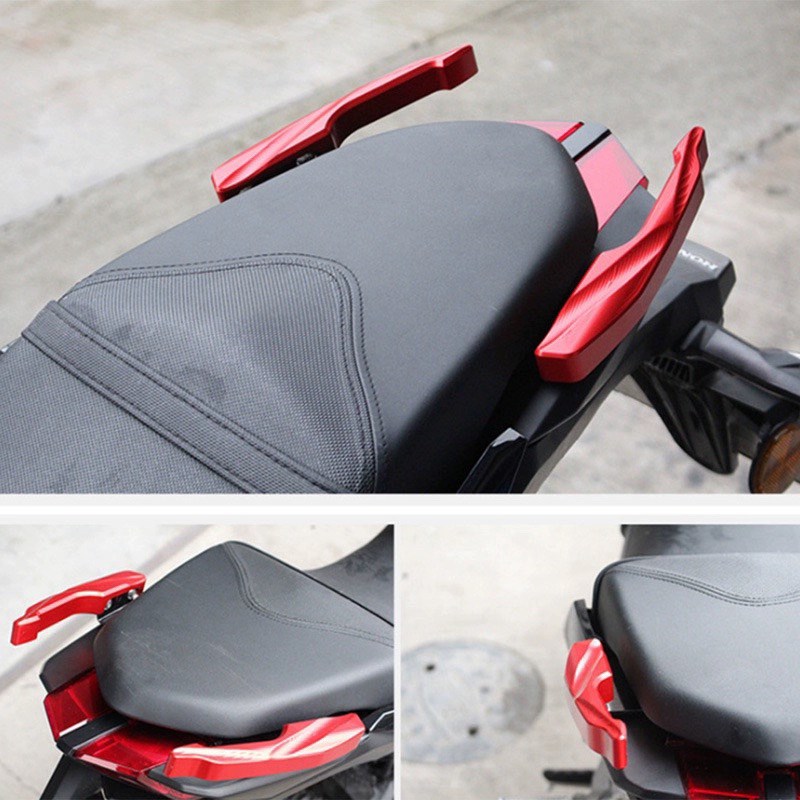 摩托车MSX125望江大公仔猴子M3 尾翼后扶手 银钢小怪兽电摩改装