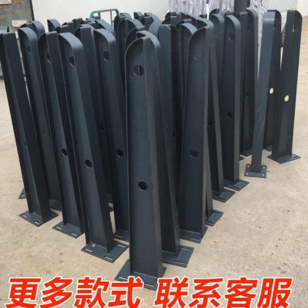门头工字挑梁加厚玻璃雨棚点式幕墙爪件H型雨棚钢梁定做钢架T支架