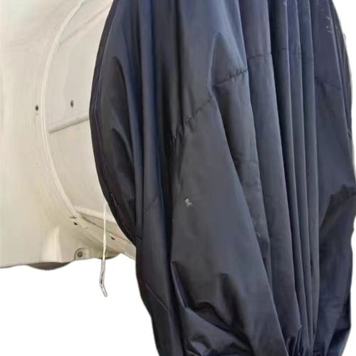 玻璃钢负压风机防回风布袋风机罩养殖场猪场风机防虫防尘防回风罩