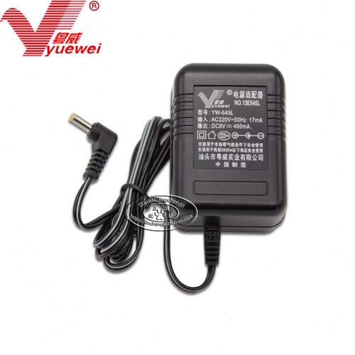 山进收音机PR-D6电源适配器DC6V纯线性铜线6伏变压器弯插头电源线