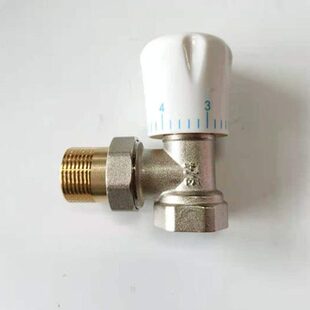 全铜角阀 暖气片温控阀 暖气配件 温度调节阀 散热器专用阀