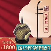 梅明坤苏州北塔黑檀黑紫檀普及入门初学者演奏二胡