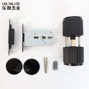 极简圆球形门锁卧室磁吸静音房间门把手轻按上锁生态简约室内门锁