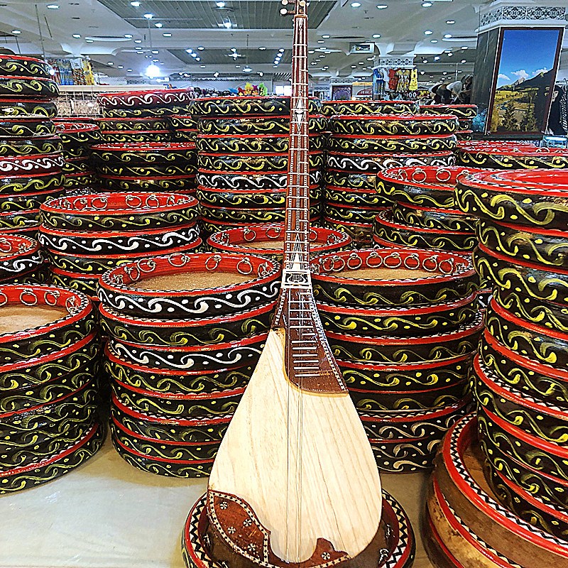 新疆十二母卡木演奏团专用乐器1米45CM弹布尔手工制作/包邮