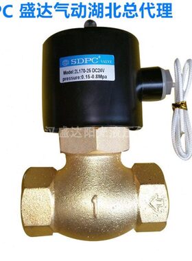 SDPC 优质2L170-15高温 蒸汽锅炉电磁阀气阀 Us-15 铜线圈4分220