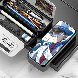 怪盗基德文具盒男孩小学生多功能笔袋大容量儿童铅笔盒网红创意