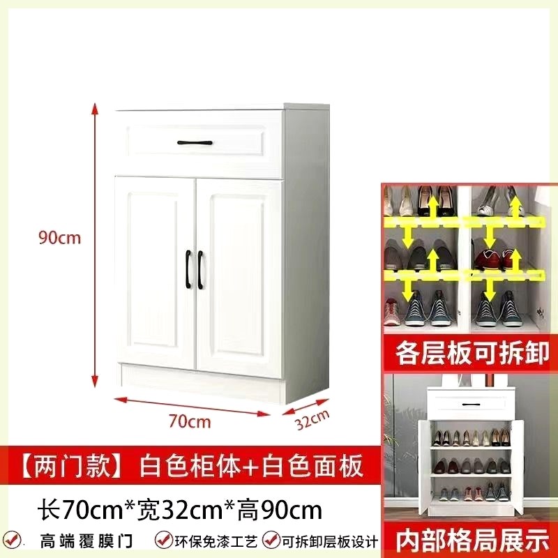实木鞋柜家用门口简约现代门厅柜多功能进门O玄关柜欧式阳台储物