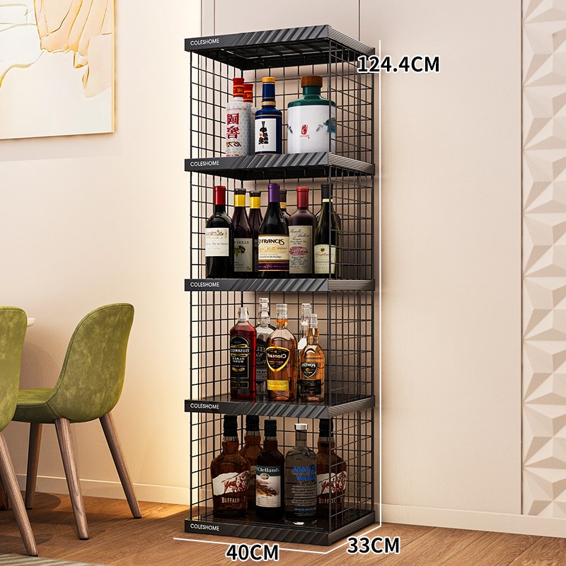 酒柜格子架家e用小型放酒置物架菱形酒格餐厅桌面红酒架靠墙展示