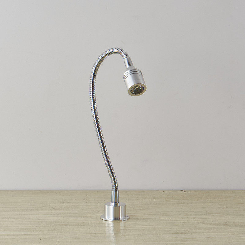 led明装软管射灯1w3w珠宝柜台微型展柜灯照画灯弯管长杆小射灯