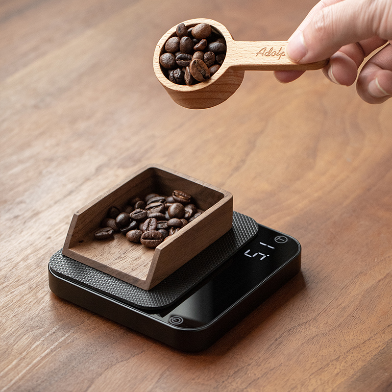 PAPER电子秤意式手冲称纤薄咖啡计量称计时称小型茶道茶叶称6模式