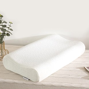 竹炭切割枕套软硬记忆棉枕头高低枕芯三层恒温凝胶慢回弹波浪