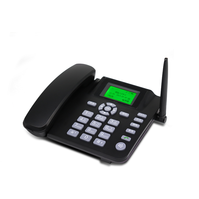 顺涵 4G全网通自动拨号电话机自动播放营销语音客服无线插卡座机
