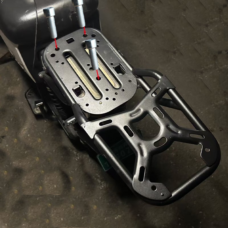 雅迪电动车DE3DS5DT3DE8DM6DT6DV6S9后备箱尾箱安装延长货架支架