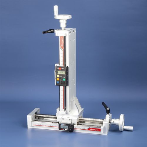 手动滑台直线模组T型丝杆微调电子数显尺十字精密导轨绿牛NS100-D