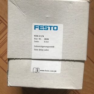 全新原装德国FESTO 延时阀 VZA-3-1/4 3434 VZB-3-1/4 3488 现货