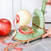 日本手摇削苹果神器家用自动削皮器刮皮刀刨水果削皮机苹果皮削皮