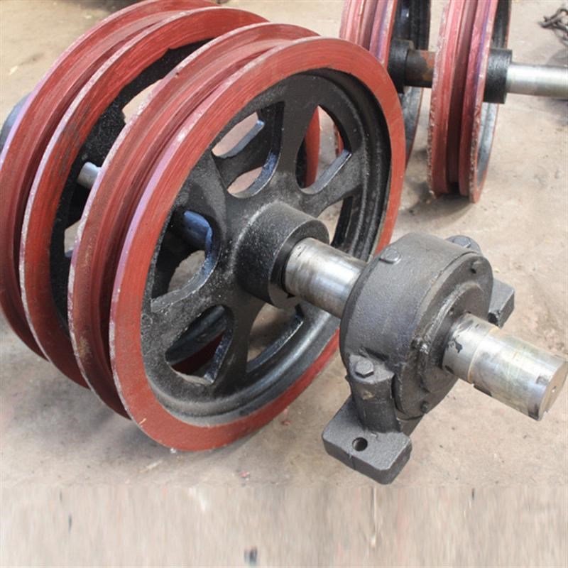 各种规格固定g式凿井绞车天轮矿井立井井架定滑轮1.6米游动天轮