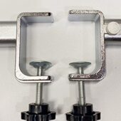 下向竖专用夹桌支架架子下夹横向金属遮挡桌加厚