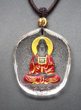 佛佛牌命吊坠菩萨男女饰品本平安会结缘挂件观音祖琉璃如来本尊法