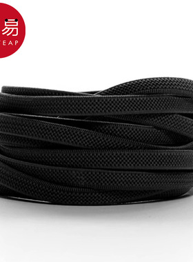 鞋带/布AA1sq201-弹力鞋带黑色男女款扁平百搭板鞋帆布鞋鞋带绳