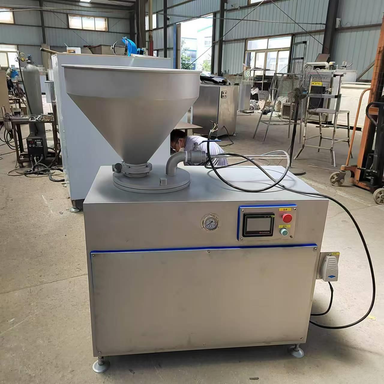 商用电动哈红肠扎线机亲亲肠灌肠机门店使用灌肠机器