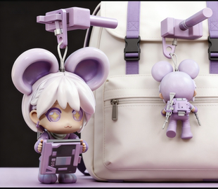 三角洲行动麦小鼠挂件3d立体圣诞节送女友心意礼物孩子礼物手工