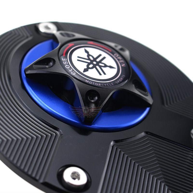 适用雅马哈YZF R1 R3 R6 R15 MT07 MT09 FZ1 FZ6改装铝合金油箱盖