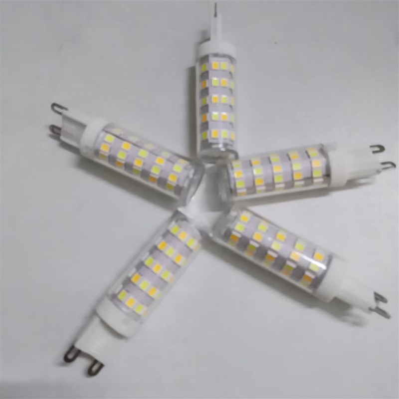 g9低压灯泡24V三色光7W灯珠可调光LED节能玉米灯家用省电三色光源