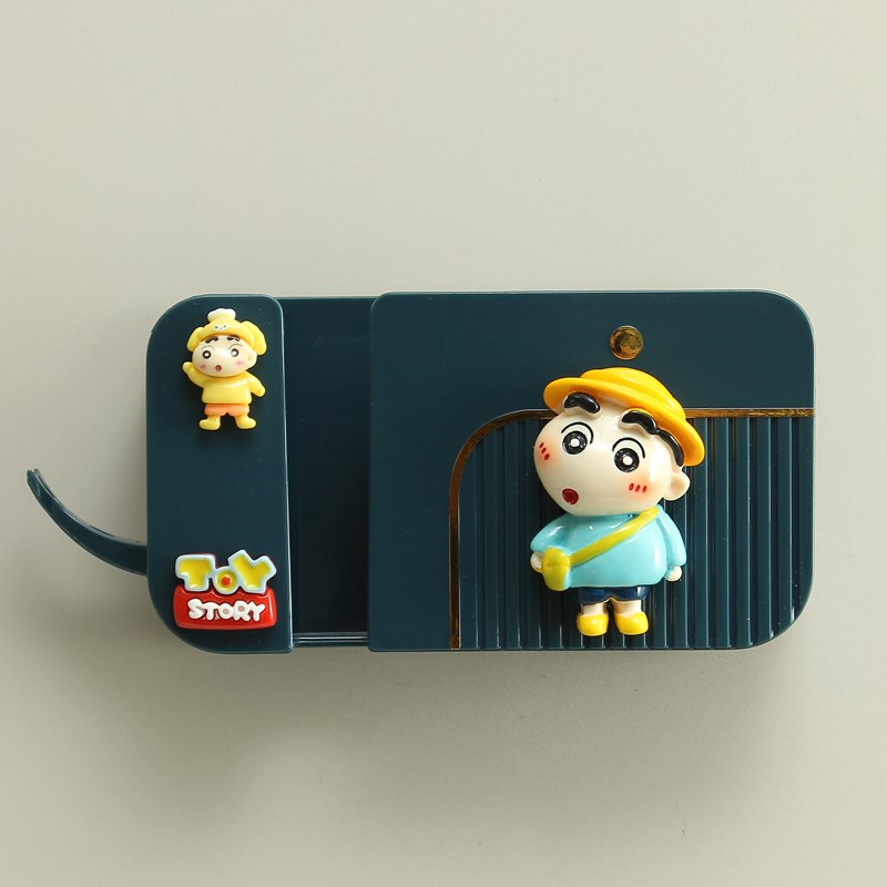 床头手机置物架充电宿舍墙上壁挂式卧室空调电视遥控器收纳盒神器