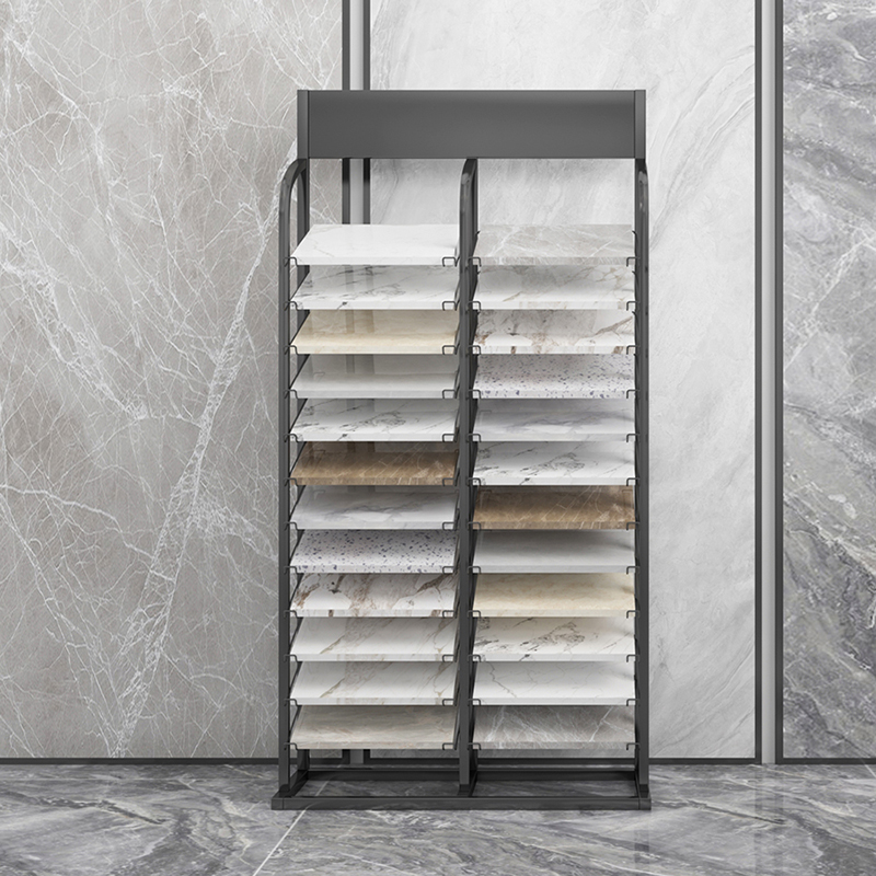 瓷砖展示架样品展架立式橱柜门板展示柜色卡板架子铝扣板300600