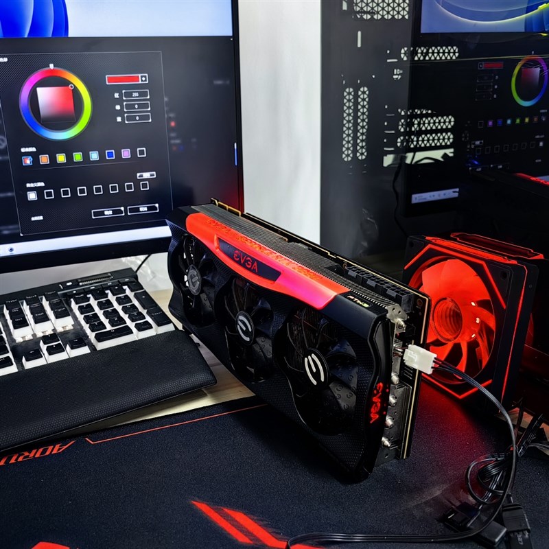 RTX3090 EVGA显卡神光同步 转接线 支持主板5V3针ARGB AURA等
