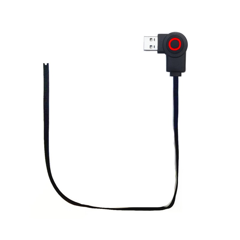 USB温控开关发热服马甲护腰温度开关免车缝三档硅胶开关线控调温