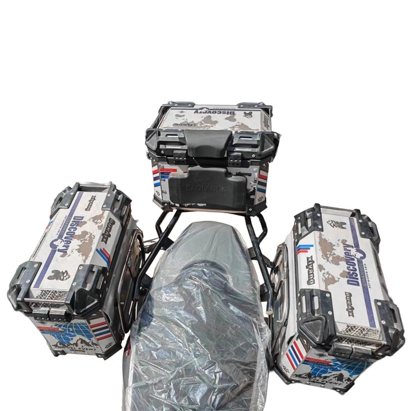 适用于钱江摩托车鸿ADV150铝合金三箱QJ150T-23F改装边箱尾箱配件