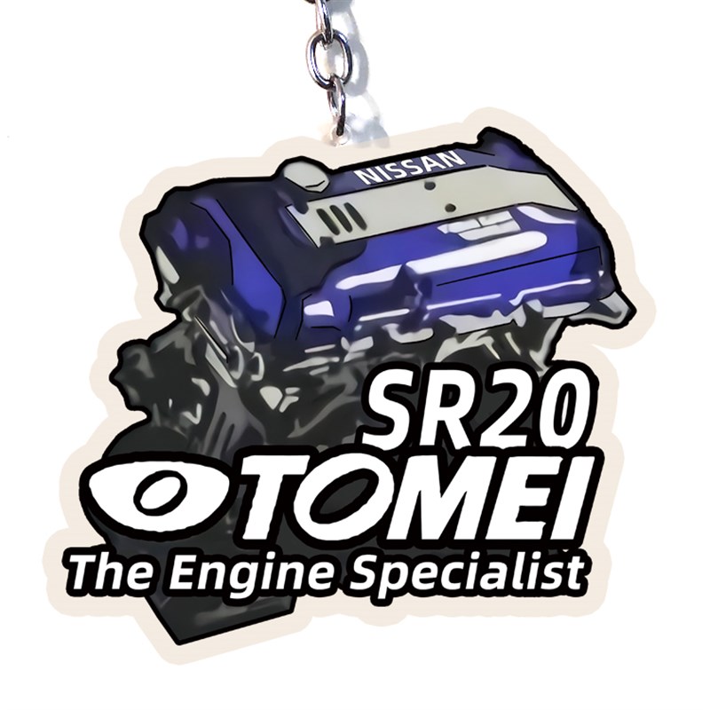 思域FD2本田飞度GK5跑车K20可定制车牌改装车JDM车型钥匙扣定制