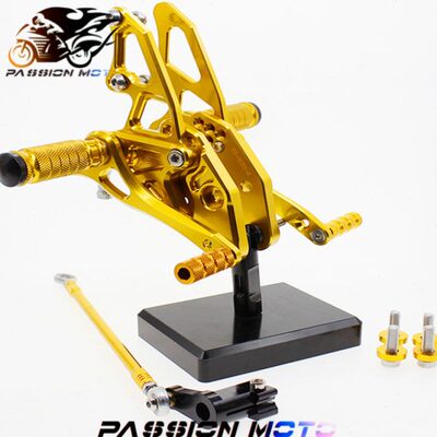 适用YZF R25 R3改装R15升高脚踏CNC前脚踏刹车挂档支架总成配件