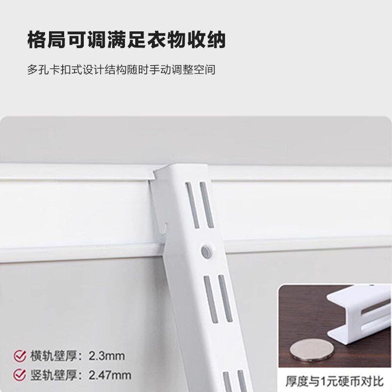 简易金属衣柜卧室用开放式防尘帘挂衣架出租房家用组装金属衣橱