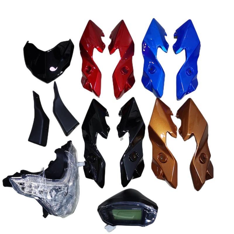 东本摩托车配件DB150-4-3A新魔影酷尚国四电喷油箱大灯头罩挡泥板