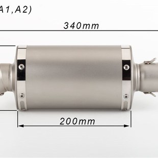 排气管25 IJA25s0 SV650 M07 3椭圆排气管 改装