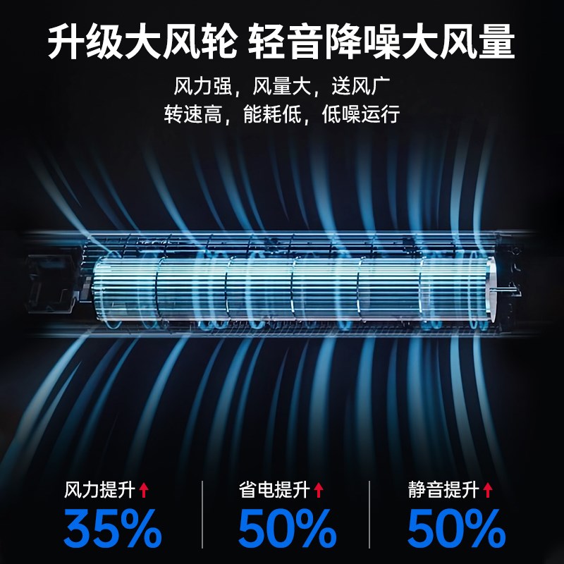 2024新款客厅大灯隐形无叶风扇灯卧室餐L厅一体吊扇灯全屋套餐组